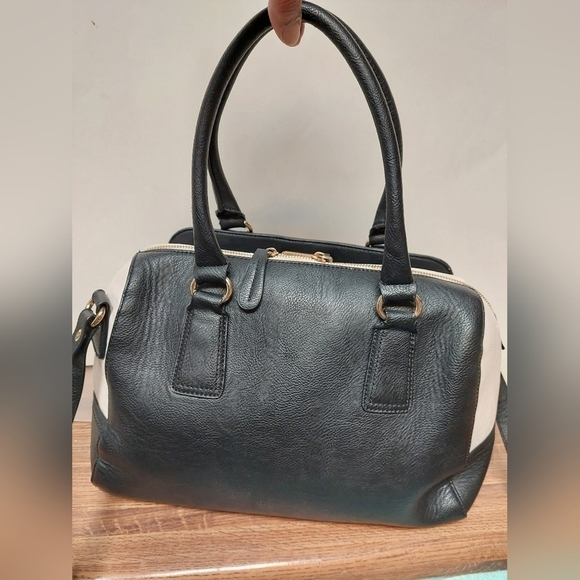 Aldo Black & White Satchel Bag - Picture 8 of 16